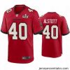 Mike Alstott Buccaneers Red Super Bowl Lv Game Jersey