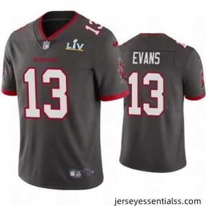 Mike Evans Buccaneers Pewter Super Bowl Lv Vapor Limited Jersey