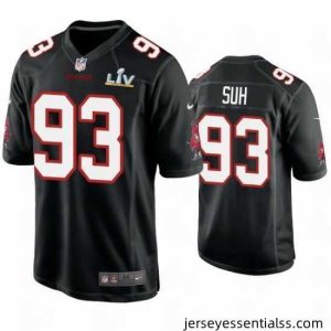 Ndamukong Suh Buccaneers Black Super Bowl Lv Game Fashion Jersey