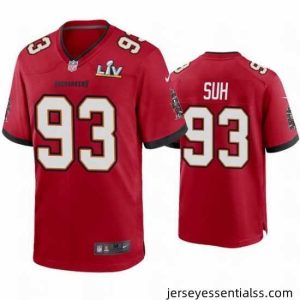 Ndamukong Suh Buccaneers Red Super Bowl Lv Game Jersey