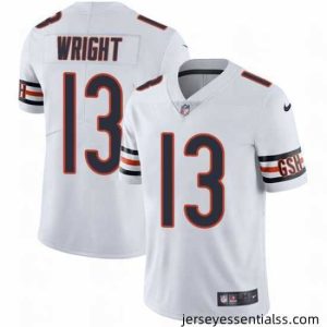 Nike Bears #13 Kendall Wright White Stitched NFL Vapor Untouchable Limited Jersey