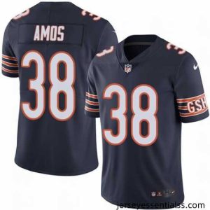 Nike Bears #38 Adrian Amos Navy Blue Team Color Stitched NFL Vapor Untouchable Limited Jersey