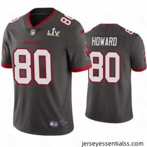 O.J. Howard Buccaneers Pewter Super Bowl Lv Vapor Limited Jersey