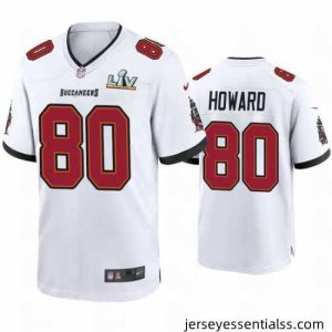 O.J. Howard Buccaneers White Super Bowl Lv Game Jersey