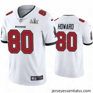 O.J. Howard Buccaneers White Super Bowl Lv Vapor Limited Jersey
