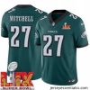 Philadelphia Eagles Quinyon Mitchell #27 Green 2024 2025 Super Bowl LIX F.U.S.E Stitched NFL Jersey