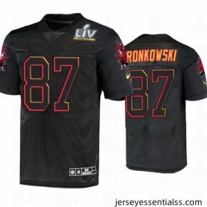 Rob Gronkowski Tampa Bay Buccaneers Black Super Bowl Lv Jersey