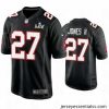 Ronald Jones Ii Buccaneers Black Super Bowl Lv Game Fashion Jersey