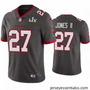 Ronald Jones Ii Buccaneers Pewter Super Bowl Lv Vapor Limited Jersey