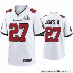 Ronald Jones Ii Buccaneers White Super Bowl Lv Game Jersey