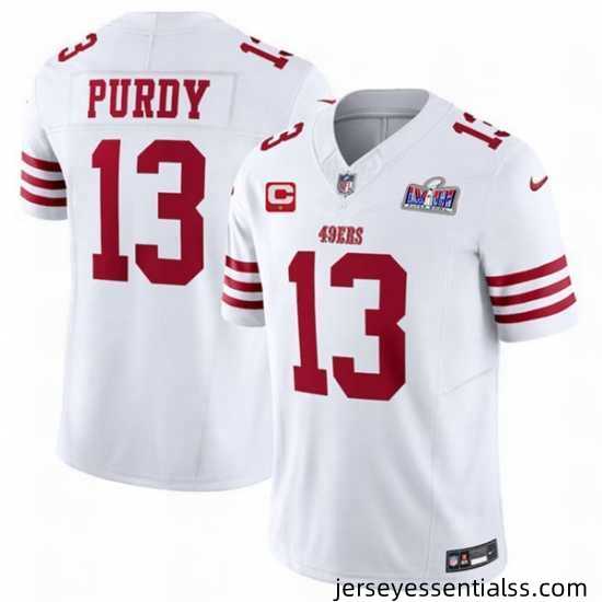 Men-San-Francisco-49ers-13-Brock-Purdy-White-2023-F-U-S-E-With-Vapor-Untouchable-Limited-Stitched-Football-2024-Super-Bowl-LVIII-Jersey-865469_23759_550X550