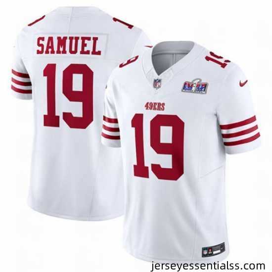 Men-San-Francisco-49ers-19-Deebo-Samuel-White-Throwback-2023-F-U-S-E-Vapor-Untouchable-Limited-Stitched-Football-2024-Super-Bowl-LVIII-Jersey-865466_23759_550X550