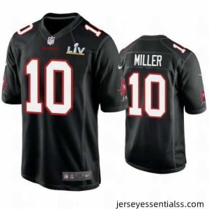 Scotty Miller Buccaneers Black Super Bowl Lv Game Fashion Jersey