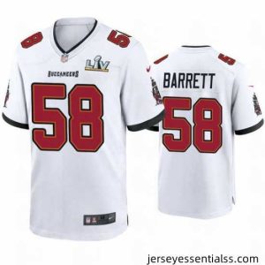 Shaquil Barrett Buccaneers White Super Bowl Lv Game Jersey