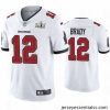 Tom Brady Buccaneers White Super Bowl Lv Vapor Limited Jersey