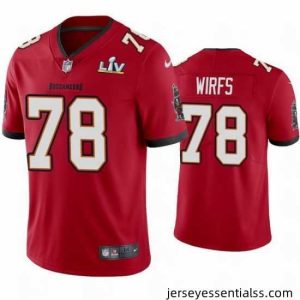 Tristan Wirfs Buccaneers Red Super Bowl Lv Vapor Limited Jersey