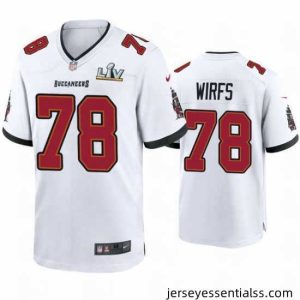 Tristan Wirfs Buccaneers White Super Bowl Lv Game Jersey