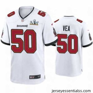 Vita Vea Buccaneers White Super Bowl Lv Game Jersey