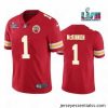 Toddler Kansas City Chiefs 1 Jerick McKinnon Red Super Bowl LVII Patch Vapor Untouchable Limited Stitched Jersey