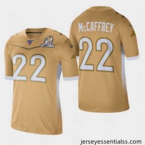 Men's Carolina Panthers #22 Christian McCaffrey 2020 NFC Pro Bowl Game Jersey