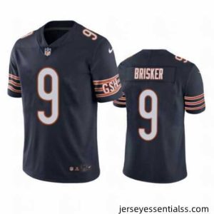 Men's Chicago Bears #9 Jaquan Brisker Navy Vapor untouchable Limited Stitched Jersey
