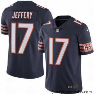 Mens Chicago Bears Alshon Jeffery Nike Navy Color Rush Limited Jersey