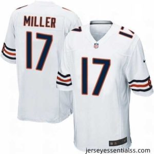 Mens Nike Chicago Bears 17 Anthony Miller Game White NFL Jersey