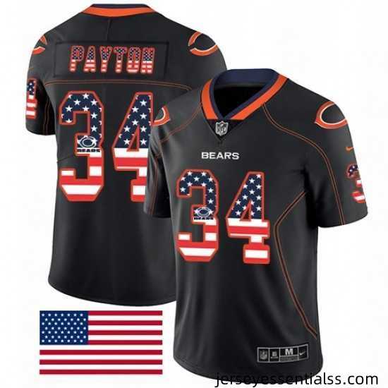 Mens-Nike-Chicago-Bears-34-Walter-Payton-Limited-Black-Rush-USA-Flag-NFL-Jersey-625882_21768_550X550