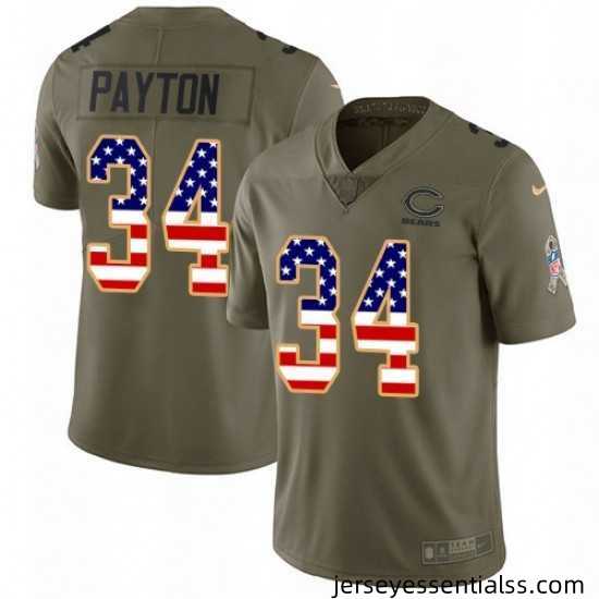 Mens-Nike-Chicago-Bears-34-Walter-Payton-Limited-OliveUSA-Flag-Salute-to-Service-NFL-Jersey-625896_21768_550X550