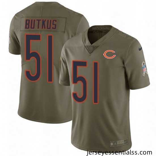 Mens-Nike-Chicago-Bears-51-Dick-Butkus-Limited-Olive-2017-Salute-to-Service-NFL-Jersey-625907_21768_550X550