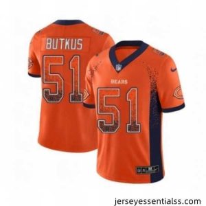 Mens Nike Chicago Bears 52 Khalil Mack Limited Navy Blue Therma Long Sleeve NFL Jersey