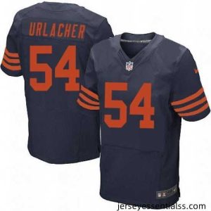 Mens Nike Chicago Bears 54 Brian Urlacher Elite Navy Blue Alternate NFL Jersey