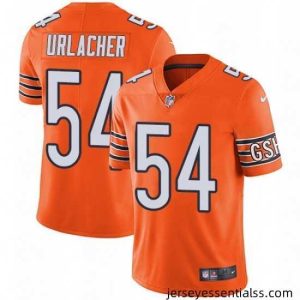 Mens Nike Chicago Bears 54 Brian Urlacher Limited Orange Rush Vapor Untouchable NFL Jersey