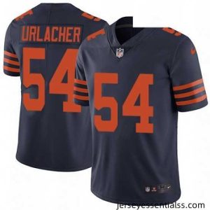 Mens Nike Chicago Bears 54 Brian Urlacher Navy Blue Alternate Vapor Untouchable Limited Player NFL Jersey