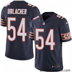 Mens Nike Chicago Bears 54 Brian Urlacher Navy Blue Team Color Vapor Untouchable Limited Player NFL Jersey