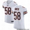 Mens Nike Chicago Bears 58 Roquan Smith White Vapor Untouchable Elite Player NFL Jersey