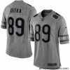 Mens Nike Chicago Bears 89 Mike Ditka Limited Gray Gridiron NFL Jersey