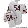 Mitchell and Ness Chicago Bears 54 Brian Urlacher White Authentic Throwback NFL Jersey