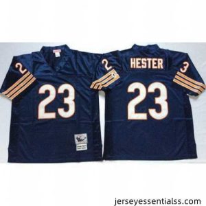 Mitchell&Ness Bears 23 Devin Hester Blue Small No Throwback Stitched NFL Jersey