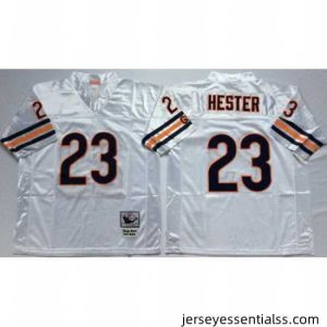Mitchell&Ness Bears 23 Devin Hester White Small No Throwback Stitched NFL Jersey