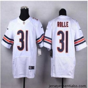 New Chicago Bears #31 Antrel Rolle White Stitched NFL Elite Jersey