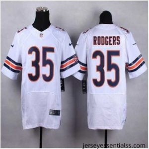 New Chicago Bears #35 Jacquizz Rodgers White Stitched NFL Elite Jersey