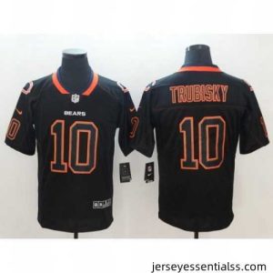 Nike Bears 10 Mitchell Black Shadow Legend Limited Jersey