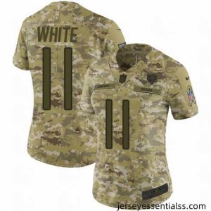 Nike Bears #11 Kevin White Camo Stitched NFL Limited 2018 Salute to Service Jersey