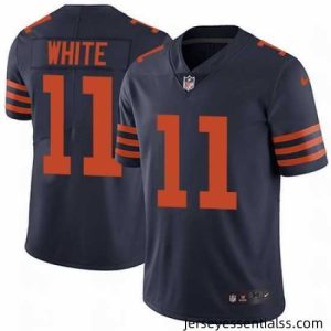 Nike Bears #11 Kevin White Navy Blue Alternate Mens Stitched NFL Vapor Untouchable Limited Jersey