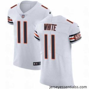 Nike Bears #11 Kevin White White Mens Stitched NFL Vapor Untouchable Elite Jersey