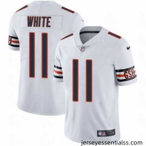 Nike Bears #11 Kevin White White Mens Stitched NFL Vapor Untouchable Limited Jersey