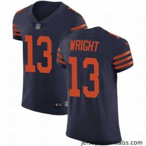 Nike Bears #13 Kendall Wright Navy Blue Alternate Mens Stitched NFL Vapor Untouchable Elite Jersey