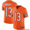 Nike Bears #13 Kendall Wright Orange Mens Stitched NFL Limited Rush Jersey