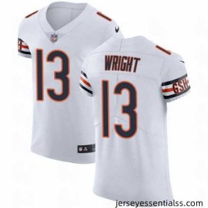 Nike Bears #13 Kendall Wright White Mens Stitched NFL Vapor Untouchable Elite Jersey